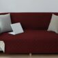 Copridivano trapuntato colore Bordeaux antimacchia e impermeabile