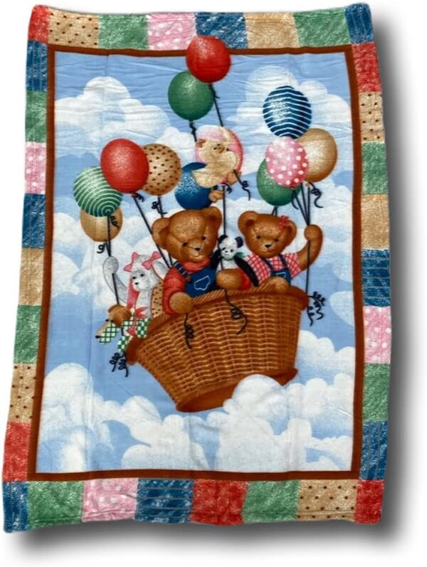 Coperta neonato fantasia mongolfiera Coperta neonato fantasia mongolfiera